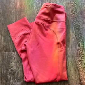 Coral 3/4 leggings